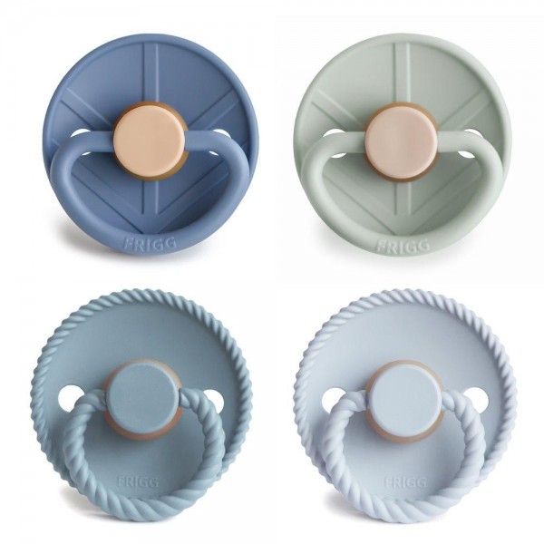 Σετ 4 Πιπίλες Latex FRIGG – Skyline Serenity 0-6 Μηνών | 67-101897