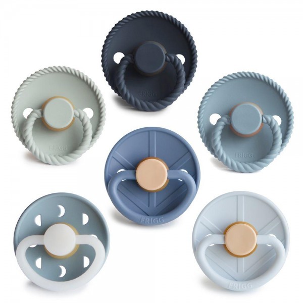 Σετ 6 Πιπίλες Latex FRIGG – Endless Sea 6-18 Μηνών | 67-101870