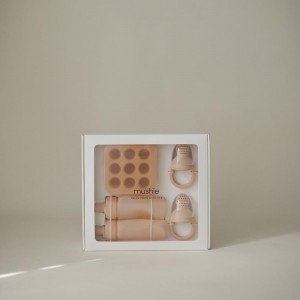 Σετ Δώρου 5 Ειδών Φαγητού Σιλικόνης Blush - Mushie | 66-102139