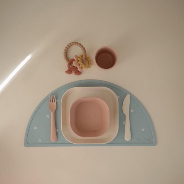 Σετ Κουτάλι Μαχαίρι Πηρούνι PP Blush - Mushie | 66-101336