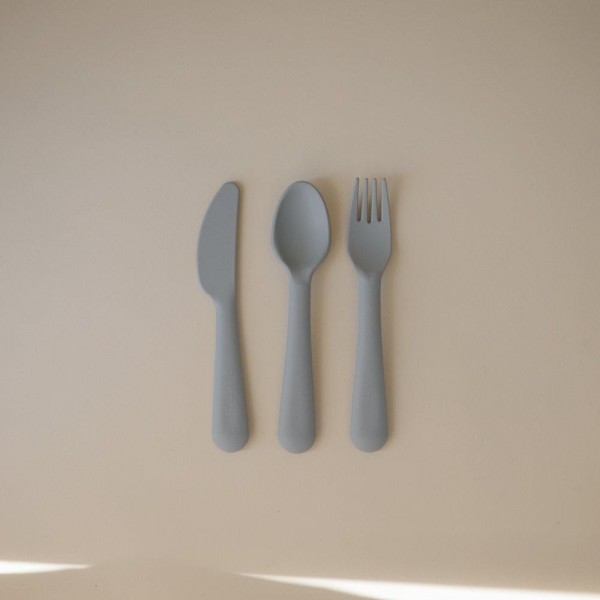 Σετ Κουτάλι Μαχαίρι Πηρούνι PP Cloud - Mushie | 66-101337