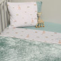 Minky ΝEW Κοτλέ Κουβέρτα Λίκνου Διπλής Όψης 75x95 Des.503 SOPHIE LA GIRAFE | 46-6735/503