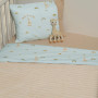 Minky ΝEW Κοτλέ Κουβέρτα Λίκνου Διπλής Όψης 75x95 Des.504 SOPHIE LA GIRAFE | 46-6735/504