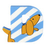 Ξύλινο Γράμμα D Alphabet Letters Orange Tree Toys | 60-00196