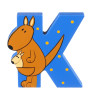Ξύλινο Γράμμα K Alphabet Letters Orange Tree Toys | 60-00264