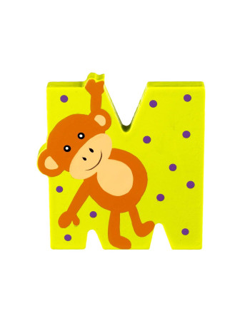 Ξύλινο Γράμμα M Alphabet Letters Orange Tree Toys | 60-00288