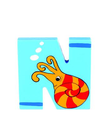 Ξύλινο Γράμμα N Alphabet Letters Orange Tree Toys | 60-00295