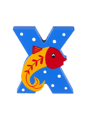 Ξύλινο Γράμμα X Alphabet Letters Orange Tree Toys | 60-00394
