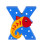 Ξύλινο Γράμμα X Alphabet Letters Orange Tree Toys | 60-00394