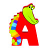 Ξύλινο Γράμμα A Alphabet Letters Orange Tree Toys | 60-00165