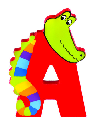 Ξύλινο Γράμμα A Alphabet Letters Orange Tree Toys | 60-00165