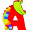 Ξύλινο Γράμμα A Alphabet Letters Orange Tree Toys | 60-00165