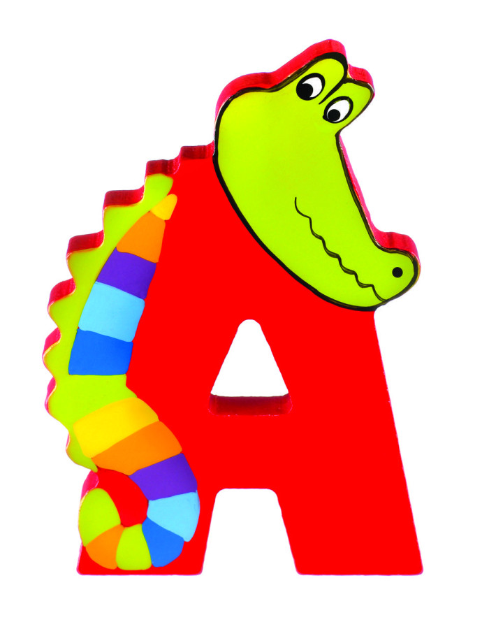 Ξύλινο Γράμμα A Alphabet Letters Orange Tree Toys | 60-00165