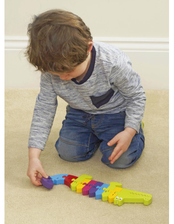 Παζλ Αριθμών Κροκόδειλος Animals Orange Tree Toys (FSC®) | 60-05284