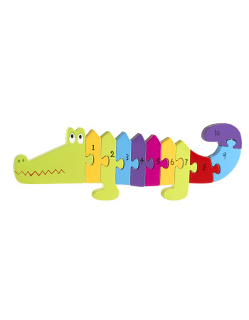 Παζλ Αριθμών Κροκόδειλος Animals Orange Tree Toys (FSC®) | 60-05284