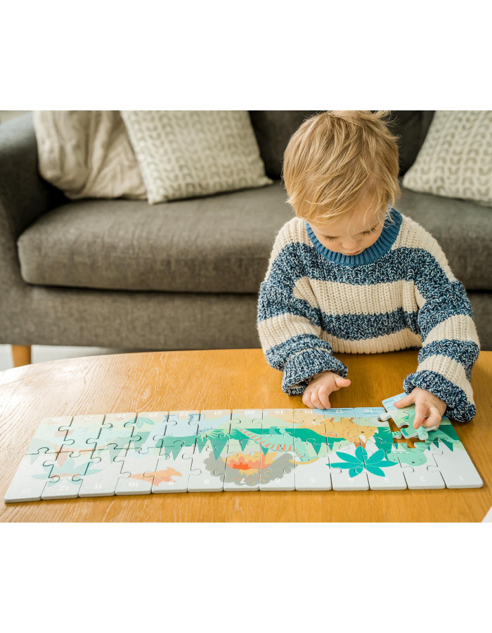 Παζλ Αριθμών Dinosaurs Orange Tree Toys (FSC®) | 60-05492