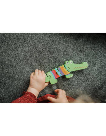 Μικρό Παζλ Κροκόδειλος Animals Orange Tree Toys (FSC®) | 60-06072