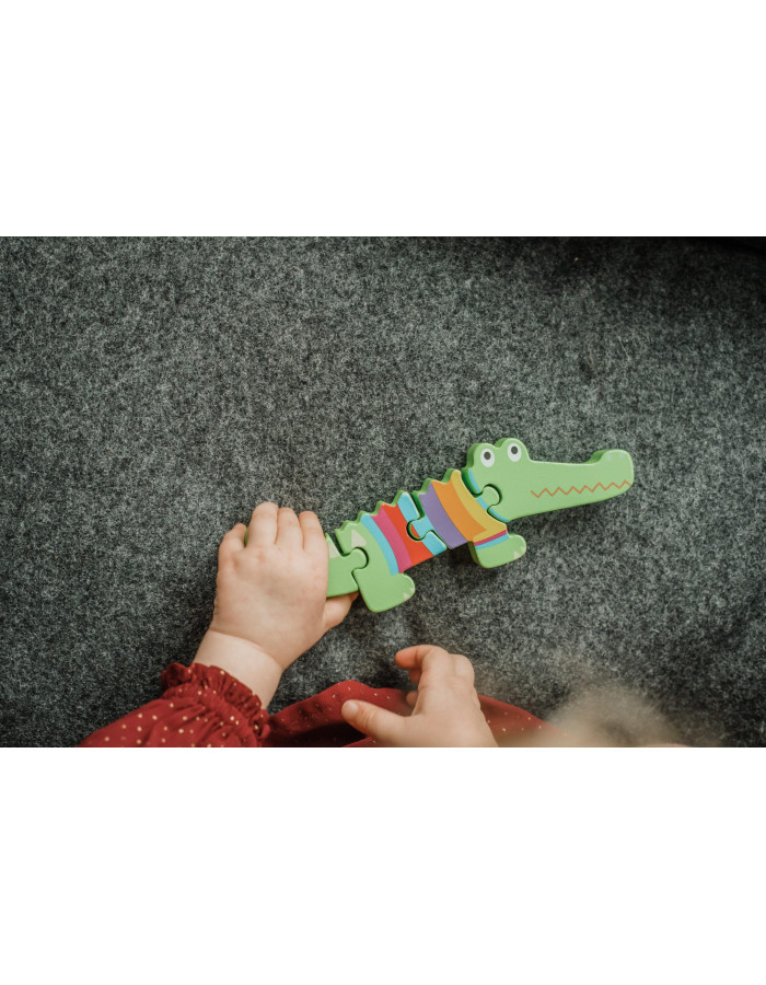 Μικρό Παζλ Κροκόδειλος Animals Orange Tree Toys (FSC®) | 60-06072