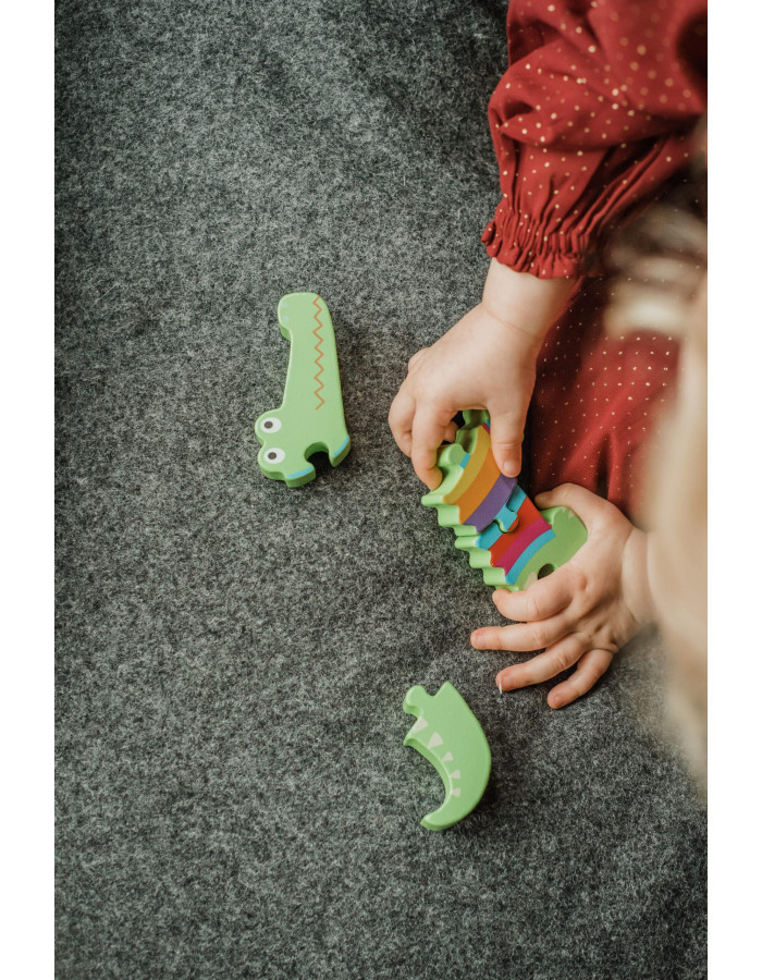 Μικρό Παζλ Κροκόδειλος Animals Orange Tree Toys (FSC®) | 60-06072