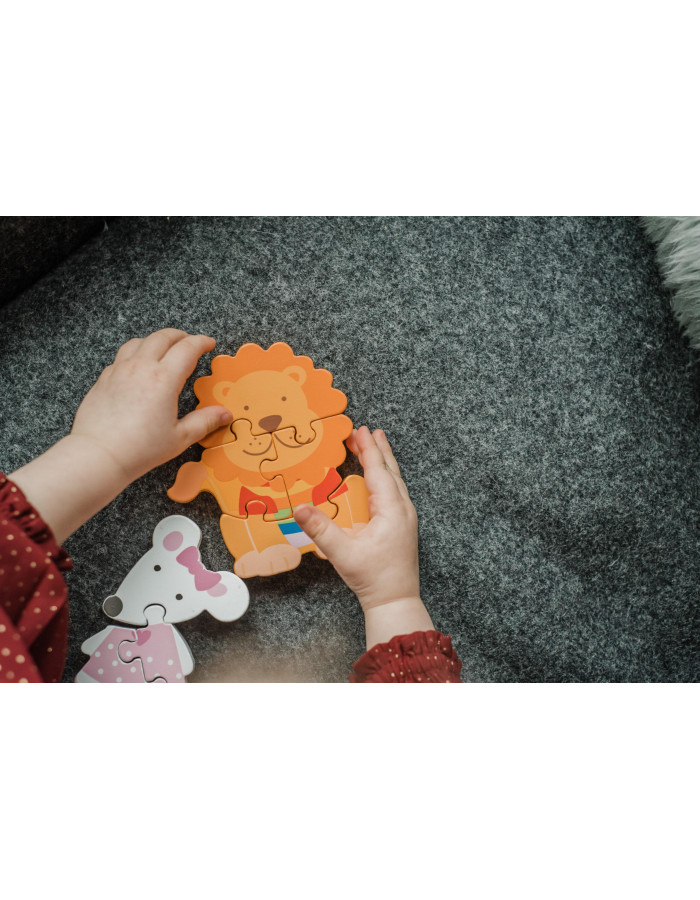 Μικρό Παζλ Λιοντάρι Jungle Animals Orange Tree Toys (FSC®) | 60-06089