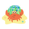 Μικρό Παζλ Καβουράκι Sea Life Orange Tree Toys (FSC®) | 60-06517