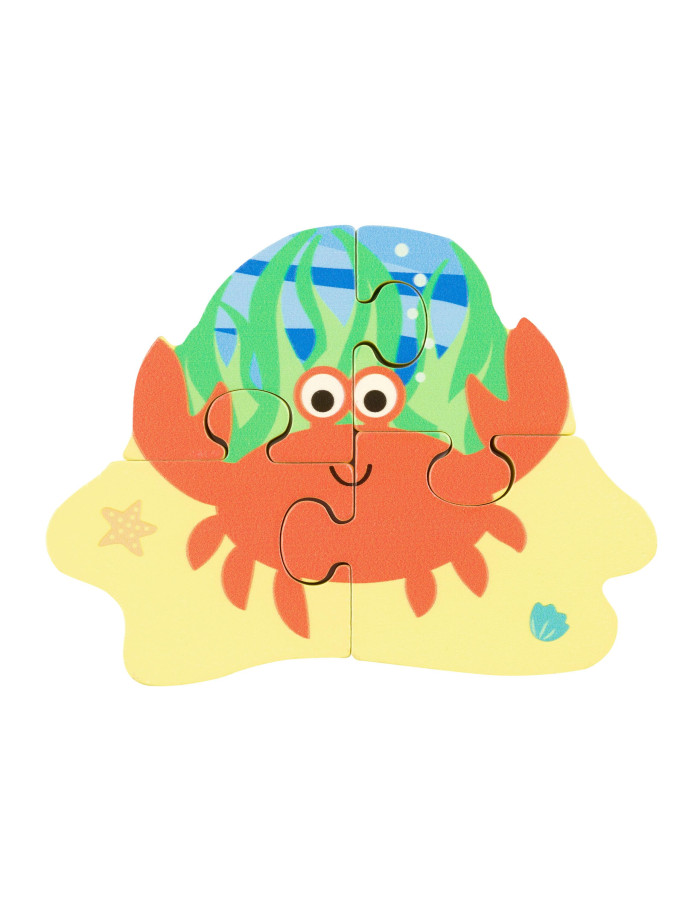 Μικρό Παζλ Καβουράκι Sea Life Orange Tree Toys (FSC®) | 60-06517
