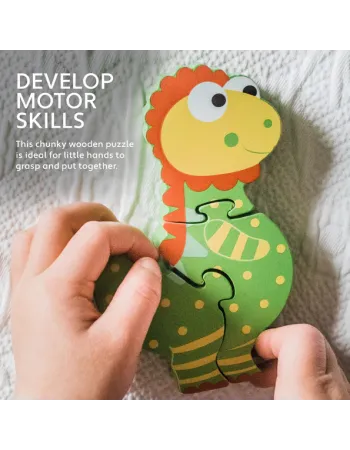 Μικρό Παζλ Dinosaurs Orange Tree Toys (FSC®) | 60-06791