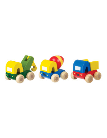 Σετ 3 Μικρά Οχήματα Construction Orange Tree Toys (FSC®) | 60-07237
