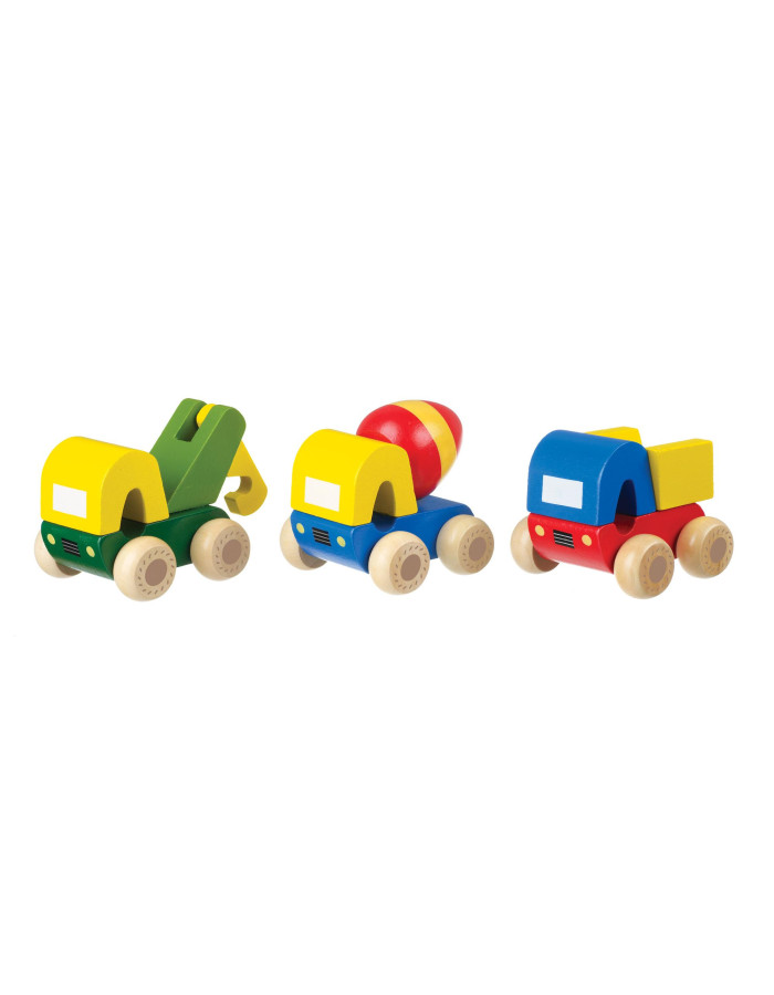 Σετ 3 Μικρά Οχήματα Construction Orange Tree Toys (FSC®) | 60-07237