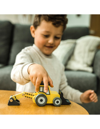 Ξύλινη Μπουλντόζα Construction Orange Tree Toys (FSC®) | 60-07539