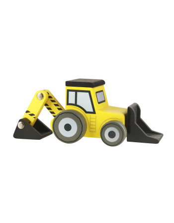 Ξύλινη Μπουλντόζα Construction Orange Tree Toys (FSC®) | 60-07539
