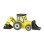 Ξύλινη Μπουλντόζα Construction Orange Tree Toys (FSC®) | 60-07539