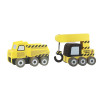 Σετ 2 Οχήματα Μαστορέματος Construction Orange Tree Toys (FSC®) | 60-07553