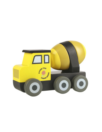 Ξύλινο Φορτηγό Μπετονίερα Construction Orange Tree Toys (FSC®) | 60-07560