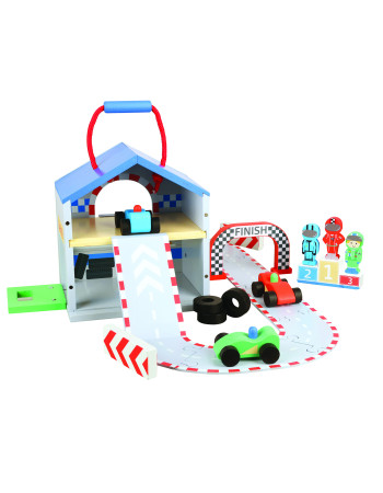 Ξύλινος Αυτοκινητόδρομος Play Set Orange Tree Toys (FSC®) | 60-11386