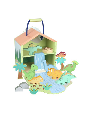 Ξύλινοι Δεινόσαυροι Play Set Orange Tree Toys (FSC®) | 60-11409