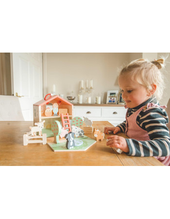 Ξύλινος Αχυρώνας Farmyard Play Set Orange Tree Toys (FSC®) | 60-11559