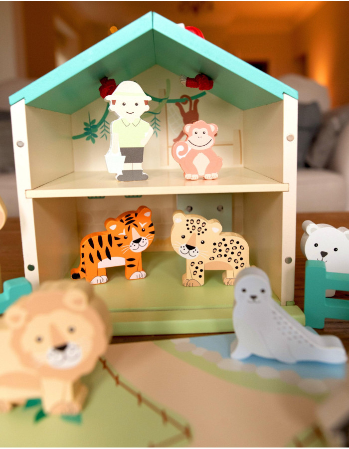Ξύλινος Ζωολογικός Κήπος Play Set Orange Tree Toys (FSC®) | 60-11884