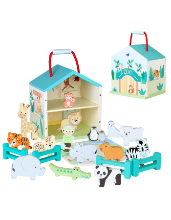 Ξύλινος Ζωολογικός Κήπος Play Set Orange Tree Toys (FSC®) | 60-11884