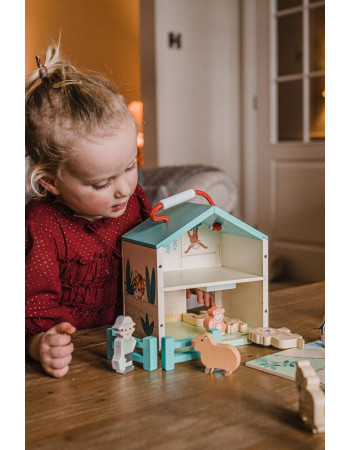 Ξύλινος Ζωολογικός Κήπος Play Set Orange Tree Toys (FSC®) | 60-11884