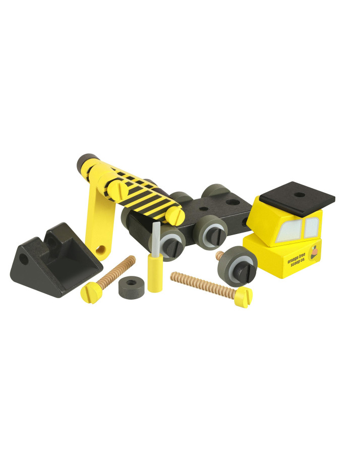 Συναρμολογούμενος Εκσκαφέας Construction Orange Tree Toys (FSC®) | 60-12577