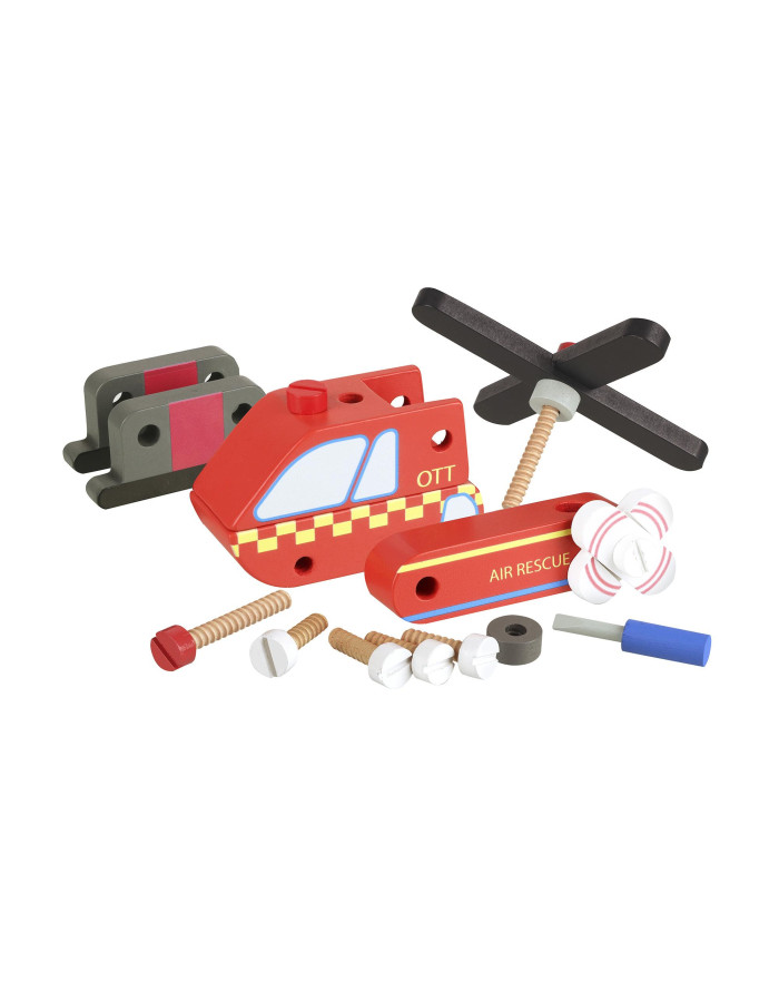 Συναρμολογούμενο Ελικόπτερο Emergency Services Orange Tree Toys (FSC®) | 60-12584