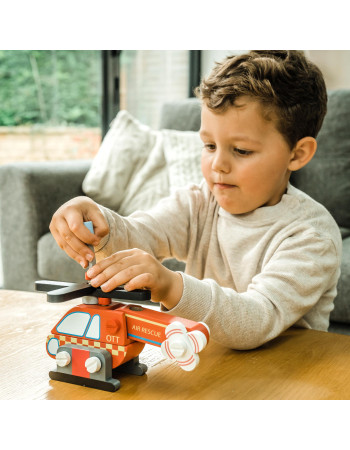 Συναρμολογούμενο Ελικόπτερο Emergency Services Orange Tree Toys (FSC®) | 60-12584