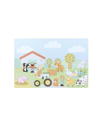 Μαγνητικός Πίνακας με Ζωάκια Farmyard Orange Tree Toys (FSC®) | 60-20195