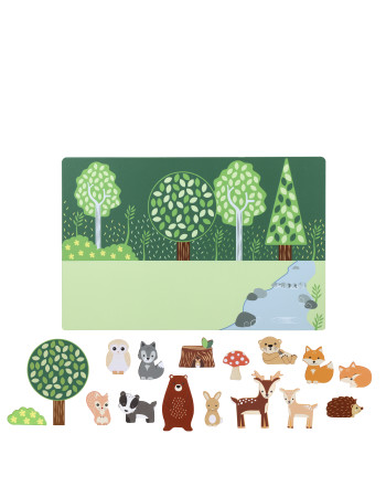 Μαγνητικός Πίνακας με Ζωάκια Woodland Orange Tree Toys (FSC®) | 60-20990