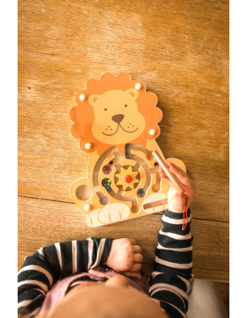 Μαγνητικός Λαβύρινθος Λιοντάρι Animals Orange Tree Toys (FSC®) | 60-23171