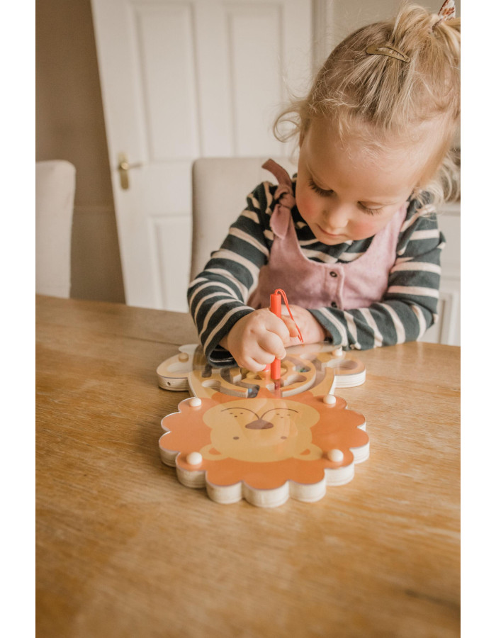 Μαγνητικός Λαβύρινθος Λιοντάρι Animals Orange Tree Toys (FSC®) | 60-23171