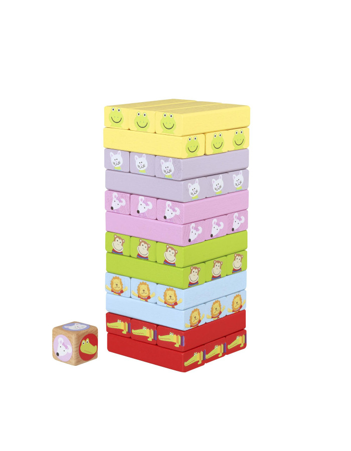 Πύργος Ισορροπίας Animals Orange Tree Toys (FSC®) | 60-26140