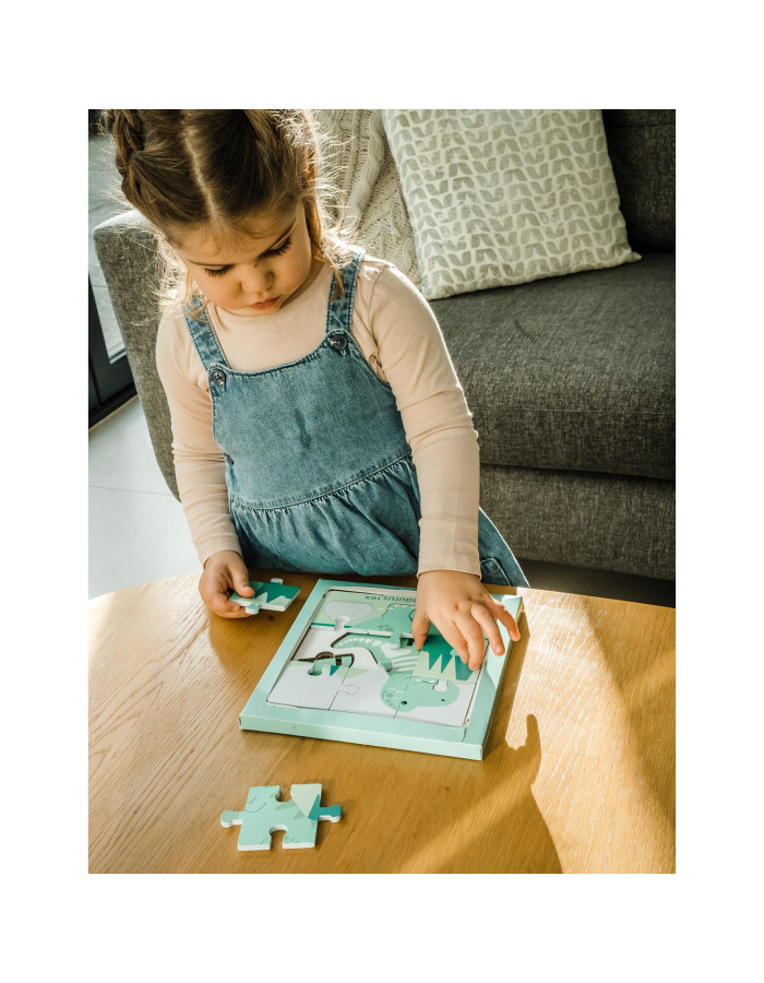 Σετ 2 Παζλ T-Rex Dinosaurs Orange Tree Toys (FSC®) | 60-29508