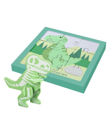 Σετ 2 Παζλ T-Rex Dinosaurs Orange Tree Toys (FSC®) | 60-29508